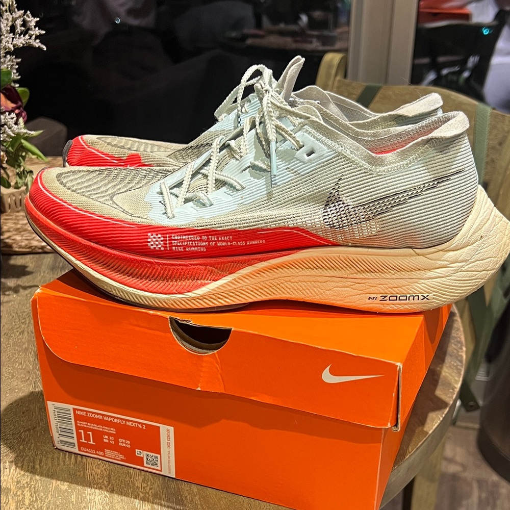 Nike ZoomX Vaporfly Next% 2 - Red and White